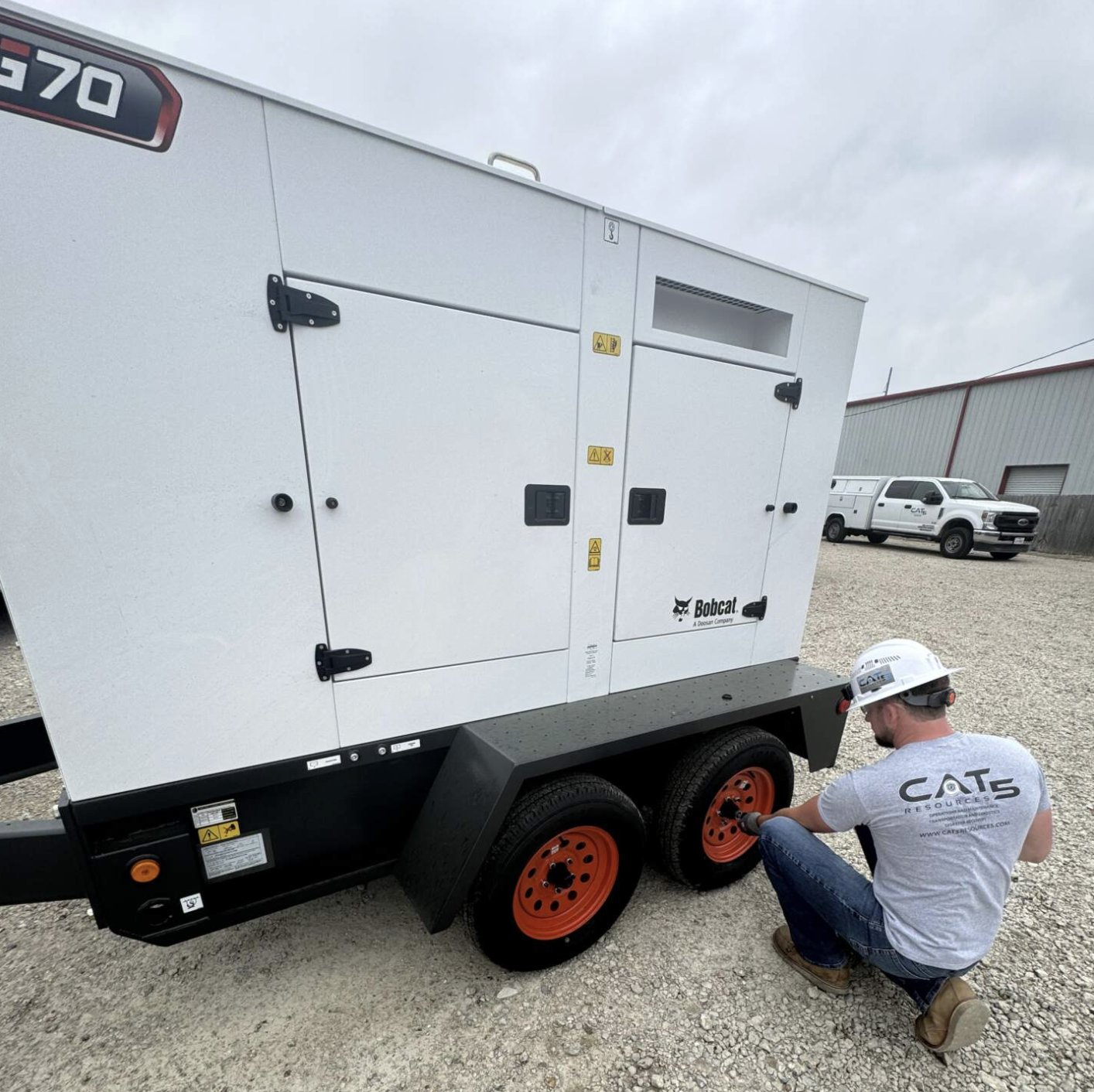 cat5 bobcat generator installation