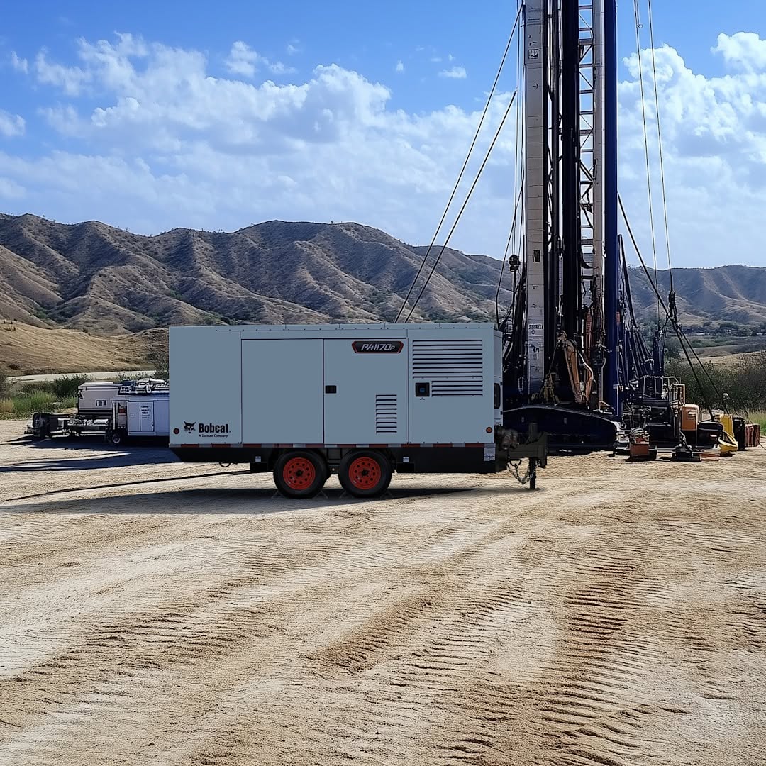 cat5 power solutions rental generator for construction site